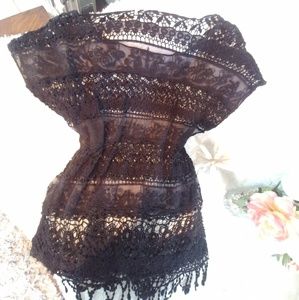La Vie 89 Swim - Swimsuit Cover up/Tunic Crochet Lace La Vie 89 Swim - Swimsuit Cover up/Tunic Crochet Lace